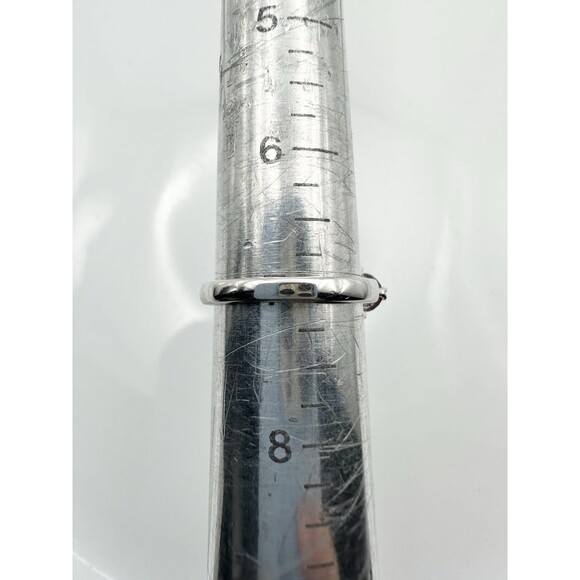 Stunning 925 sterling silver genuine rainbow moonstone tourmaline ring size 7 - Picture 7 of 8